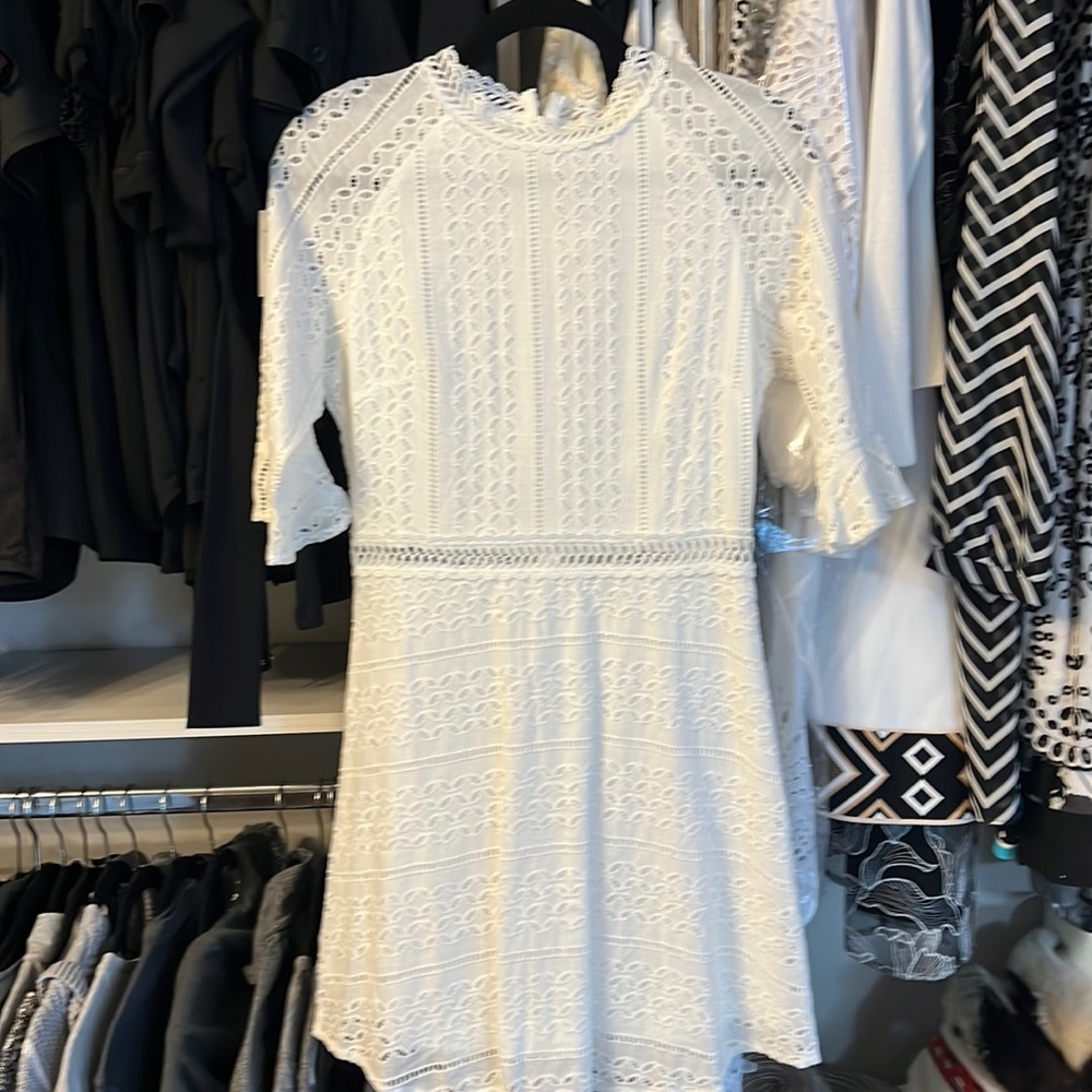 White Longsleeve Dress